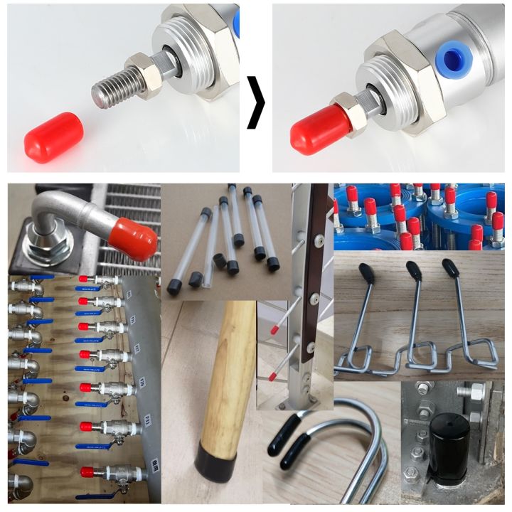 dt-hot-m3m4m5m6m8m10m12m14m16m18m20-silicone-sleeve-tube-rubber-end-caps-cap-plug-thread-stopper-plastic-set-cover-threaded
