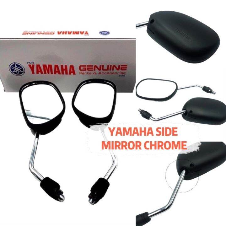 SIDE MIRROR YAMAHA SIDE MIRROR CERMIN SISI BATANG CHROME LC135 (CHROME