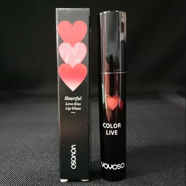 YOYOSO Love Kiss Red Lip Glaze 5 Deep Red Bean Paste Lazada PH