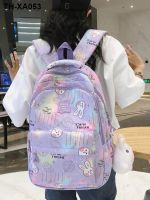 appearance female pupils grade to six large capacity during spinal backpack light soft junior high school students