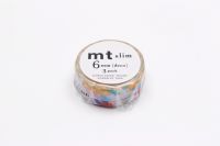 mt slim deco G (MTSLIM25) / เทปตกแต่งวาชิ รุ่น slim ลาย deco G แบรนด์ mt masking tape จากประเทศญี่ปุ่น