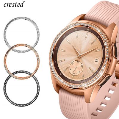【YF】 Bling Bezel For Samsung Galaxy Watch 42mm/46mm Case Gear S3 Frontier/Classic/S2/Sport Adhesive Cover band Accessories 46/42 3