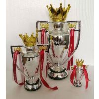 Football Trophy Soccer Champion Fan Souvenir Europe Award League Trophy Model European Football Cup Decoration Crafts Miniatures