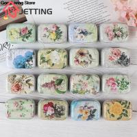 【hot】▤  1PC Printing Tin Jewelry Wedding Favor Metal Storage Boxes 6x4x2.5cm