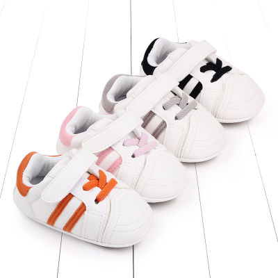 Koovan Babys Sneakers 2021 New Babies Shoes Toddler Flats Firstwalkers White Shoe For Baby Boys And Girls