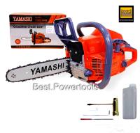 YAMASHI แท้ เลื่อยยนต์ เลื่อยโซ่ยนต์ เครื่องยนต์ 2 จังหวะ บาร์ 11.5 นิ้ว กำลัง 2.0kw/7500rpm  เลื่อยยนต์ YMS3400