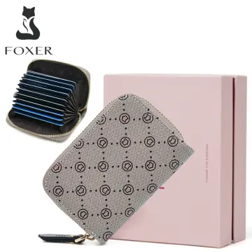  FOXER PVC Faux Leather Wallets for Women, Artificial