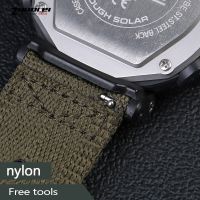 For Casio PRG-600YB PRG-650 PRW-6600 GA2000 Nylon Strap Waterproof Wristwatch Band Bracelet  Nylon Watch Band longer Strap 24mmby Hs2023