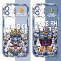 ✎ Anime Mobile Suit Gundam Case for iPhone 14 Pro Max 13 12 Mini 11 Pro XR XS X 8 7 6 6S Plus SE 2020 Clear Soft Silicone Cover