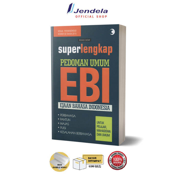 Superlengkap PUEBI Pedoman Umum Ejaan Berbahasa Indonesia | Lazada ...