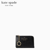 KATE SPADE NEW YORK STACI SAFFIANO LEATHER MEDIUM L-ZIP CARD HOLDER WLR00136 กระเป๋าใส่บัตร