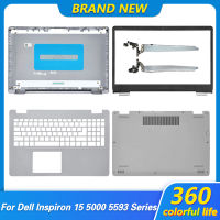 New For Inspiron 15 5000 5593 Laptop LCD Back Cover Front Bezel Hinges Palmrest Bottom Case Upper Top Cover 032 TJM 0V5JHCR