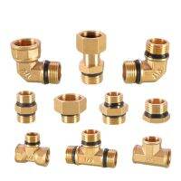 1/2 3/4 BSP Female Male Thread Tee Type Elbow Butt Joint Pipe Connector Coupler Water Fuel Copper Adapter for Plumbing Fittings Valves