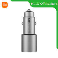 Xiaomi Car Charger ที่ชาร์จในรถยนต์ Fast Charge 36W MAX อาต์พุตพอร์ตคู่ QC3.0 เข้ากันได้กับ iOS และ Android อินเทอร์เฟซ USB-A แบบคู่