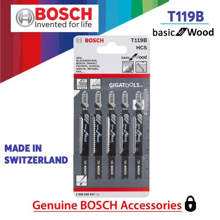 Bosch T119B Jigsaw Blade (Wood) – vertexpowertools