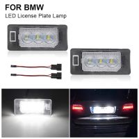 【CW】2PCS For BMW E46 E90 E91 E92 E61 E39 E60 E70 E71 E82 E88 License Plate Light 6000k White No Error LED Number Lamp