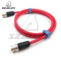 สายเคเบิลสีแดง12G HD-SDI Video Cable, BNC ถึง BNC 75-Ohm CANARE LV-61S Coaxial Cable