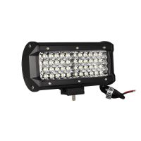 แท่ง Led รถยนต์7นิ้วบาร์สามแถว Led คอมโบคาน144W 12V 24V สำหรับรถบรรทุก Suv Atv 4x 4รถออฟโร้ด