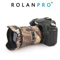 ROLANPRO เสื้อเลนส์กล้องถ่ายรูปลายพรางสำหรับ Canon EF 16-35มม. F4l เป็นเคสโทรศัพท์กันกระแทกเลนส์ USM สำหรับ SLR Canon เคสป้องกันเลนส์