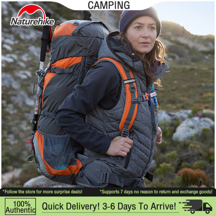 Naturehike 70L+5L Climbing Backpack Bag Professional Mountaineering