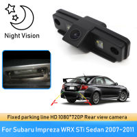 Full HD CCD 1080*720 140องศารถย้อนกลับกล้องมองหลังสำหรับ Subaru Impreza WRX STi ซีดาน2007 2008 2009 2010 2011