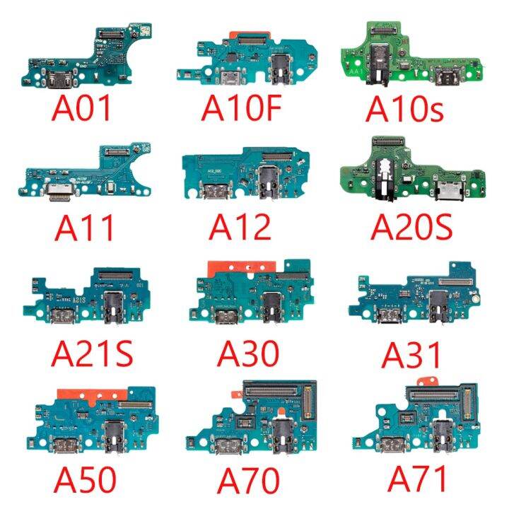 ขั้วต่อแท่นชาร์จช่องเสียบชาร์จ-usb-บอร์ดเฟล็กซ์สายสำหรับซัมซุง-a01-a10s-a20sf-a20s-a21s-a30-a31-a50-a70-a12-a10f-a11