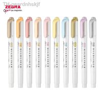 【hot】❃  10 New Colors Mildliner Hightlighter Markers Soft Double-Sided Marking Note