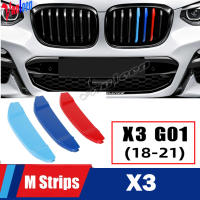 สำหรับ BMW X3 X4 G01 G02 F25รถด้านหน้าย่างลายครอบคลุมคลิปมอเตอร์สปอร์ตตกแต่งตัดสติกเกอร์อุปกรณ์เสริมรถจัดแต่งทรงผม