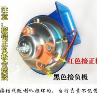 Motorcycle Horn Modification 12v Snail Horn High Sound Waterproof Ghost Fire Horn Car 12v Horn Ribbon Lights