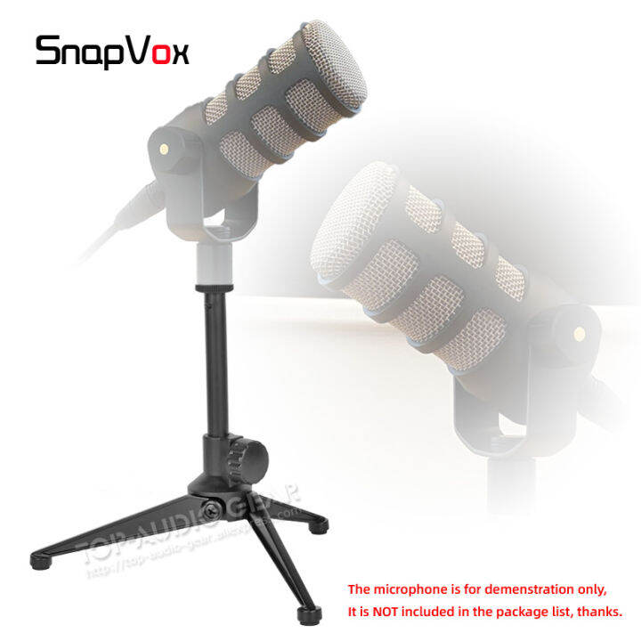 Tripod Desktop Microphone Stand For Rode PodMic Pod Mic Table Boom Mike