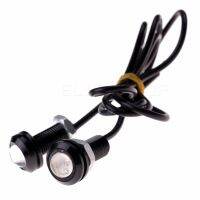 【CW】 2PCS 18mm Car DRL Led Lights 12V  Brake Reversing Parking Lamps