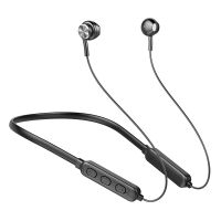 Neck Hanging Wireless Earphones Bluetooth Sport Headphones 9D Bilateral Stereo Sound Headsets Magnetic Earbuds Long Standby TWS