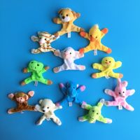 【lz】℗  Cute Plush Animal lembrança geladeira ímãs para crianças desenhos animados adesivos geladeira 5pcs