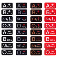 hotx【DT】 Blood Group Patches Types Sticker for Rubber Arm Badge Pos Neg Label Tag