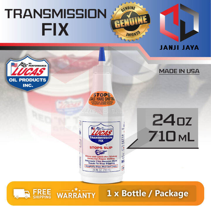 LUCAS Oil USA Transmission Fix Stop Slip Jerking Leaking Gearbox