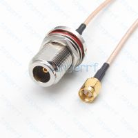 SMA Male to N Female Bulkhead Panel Mount RG316 RF Coaxial Coax Pigtail Cable RG-316 LOW LOSS Koaxial high quality Tanger