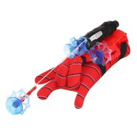 【HOT】☏℗◙ Movie Man Launcher Silk Web Shooters Recoverable Wristband Prop Children
