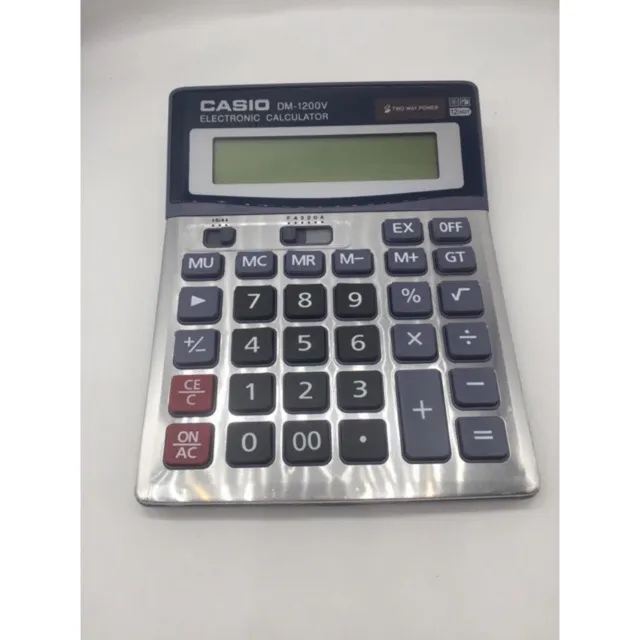 Scientific Calculator For College Student Casio DM1200V BIG Display 12