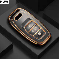 ชุบ TPU รถ Key Case Shell Cover Fob สำหรับ Audi A3 8V A4 B8 B9 Q3 A1 C7 A7 A8 S8 A6 S4 S6 S7 TT ผู้ถืออุปกรณ์เสริม