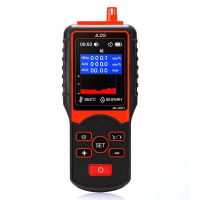 JLDG JD-3001 Geiger Counter and Electromagnetic Radiation Detector Temperature&amp;Humidity Measurement Device with Data