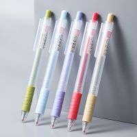 10pcs Morandi 0.5mm Retractable Gel Pen Black Ink Rollerball Pen  Fine-point Ballpoint Pen For Office Writing Stationery Pens