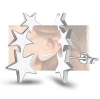 Girls Star Earrings Fashionable Star Ear Studs Hypoallergenic Stud Earrings Womens Post Earrings Sterling Silver Star Earrings