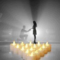 6Pcsbox Remote Control LED Candles Warm White Flameless Electronic Candles Dancing Flame Household Tea Light