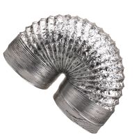 【CC】 1 Pc 2m Thicken Aluminum Foil Duct Hose Air Intake Pipe Ventilation Exhaust Vent for HVAC 10mm