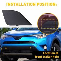 Car Front Bumper Towing Hook Eye Cover Cap for Toyota RAV4 2016 2017 2018 532850R080,532860R080