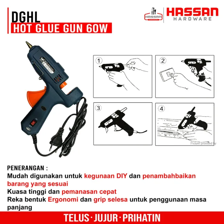 HOT GLUE GUN UNTUK AKTIVITI DIY / PENGUBAHAN BUNGA // PISTOL GAM PANAS