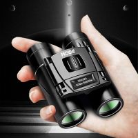 ZZOOI HD Zoom Powerful Binoculars Portable Long Range Telescope Foldable Low Light Night Vision Monocular for Hunting BAK4 Prism