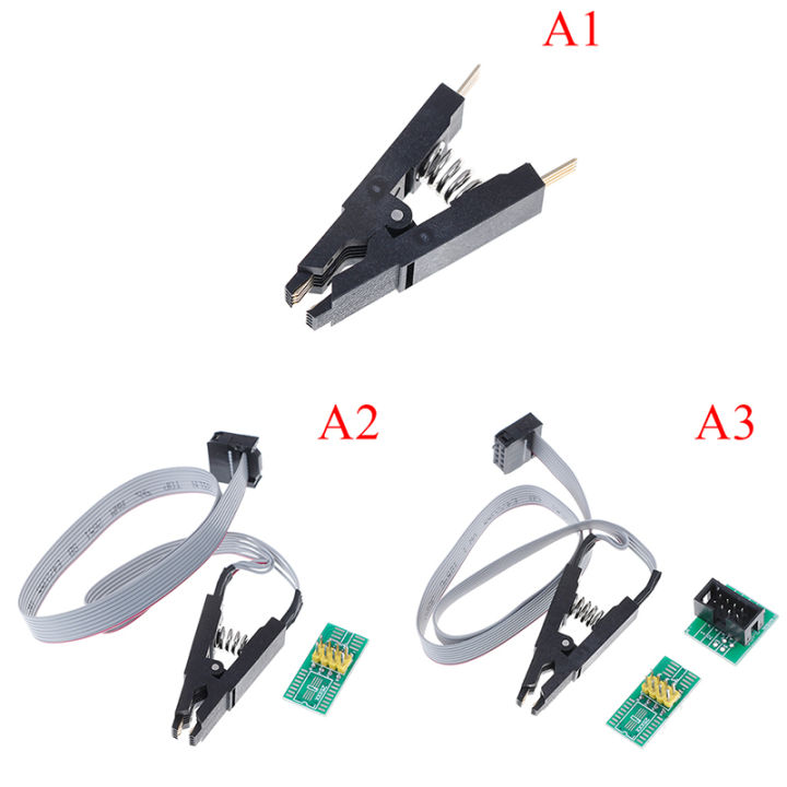 rayua-soic8-sop8คลิปทดสอบสำหรับ-eeprom-93cxx-25cxx-24cxx-การเขียนโปรแกรมวงจร