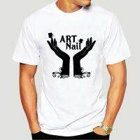 Art Nail Nail Bar Salon Sticker T-Shirt New Wo Short Sleeve T Shirt Hip Hop Harajuku Streetwear-3720A