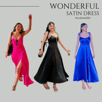 Wonderful Satin Dress [พร้อมส่ง] ลด10%